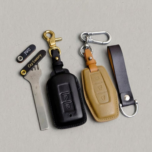 Premium Leather Key Fob for Mitsubishi - Carsilks 