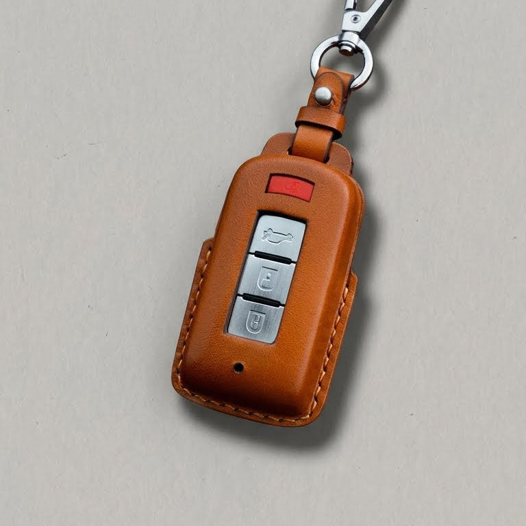 Premium Leather Key Fob for Mitsubishi - Carsilks 