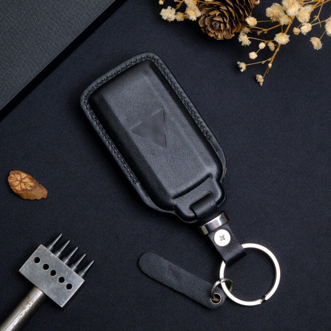 Premium Leather Key Fob for Mitsubishi - Carsilks 
