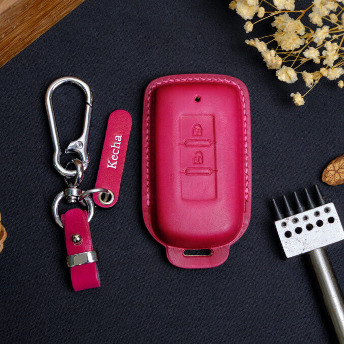 Premium Leather Key Fob for Mitsubishi - Carsilks 