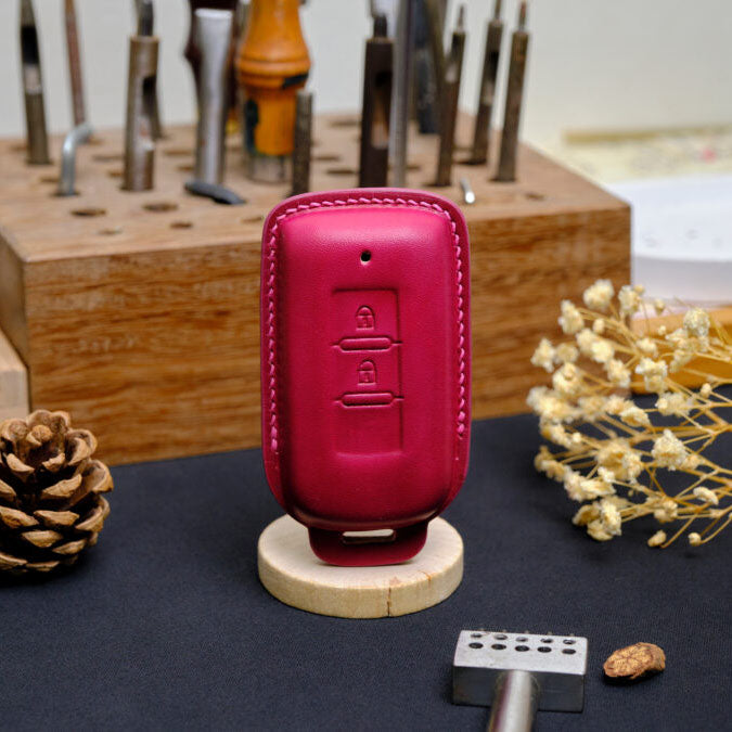 Premium Leather Key Fob for Mitsubishi - Carsilks 