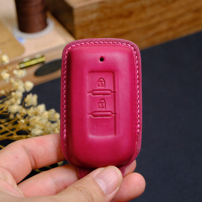 Premium Leather Key Fob for Mitsubishi - Carsilks 