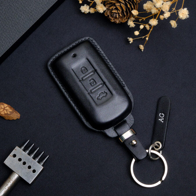 Premium Leather Key Fob for Mitsubishi - Carsilks 