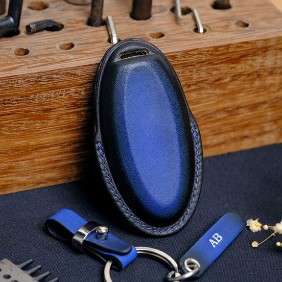 Premium Leather Key Fob for Nissan