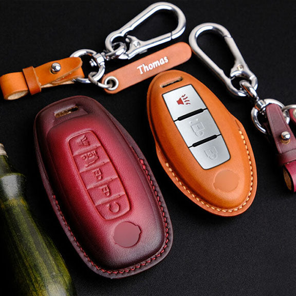 Premium Leather Key Fob for Nissan - Carsilks 