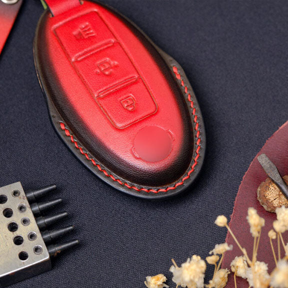 Premium Leather Key Fob for Nissan - Carsilks 