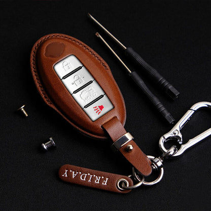 Premium Leather Key Fob for Nissan - Carsilks 