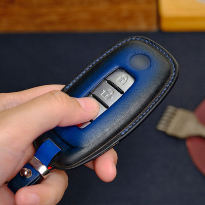 Premium Leather Key Fob for Nissan