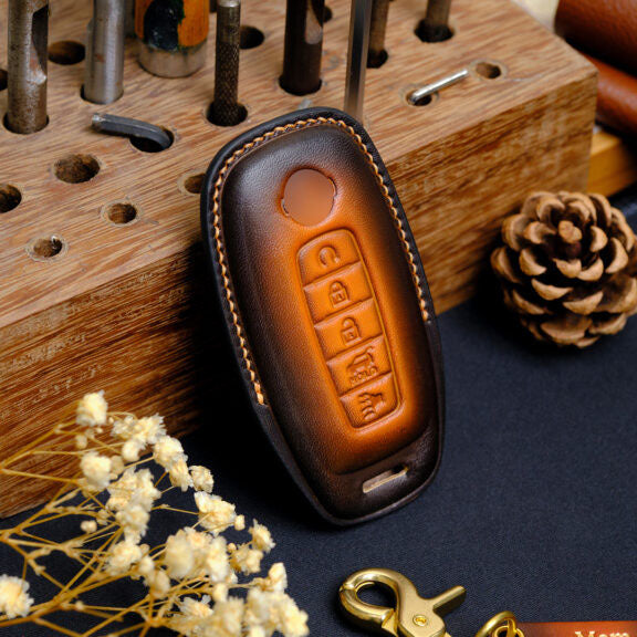 Premium Leather Key Fob for Nissan - Carsilks 