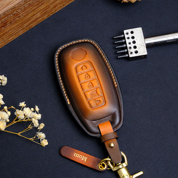 Premium Leather Key Fob for Nissan - Carsilks 