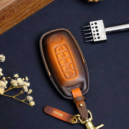 Premium Leather Key Fob for Nissan - Carsilks 