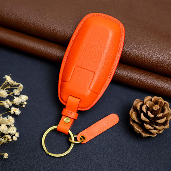 Premium Leather Key Fob for Nissan