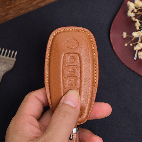 Premium Leather Key Fob for Nissan - Carsilks 