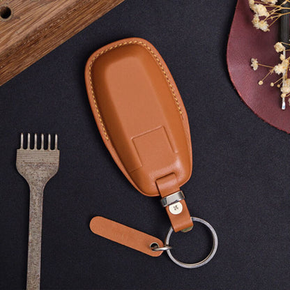 Premium Leather Key Fob for Nissan