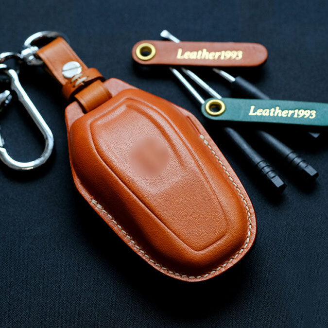 Premium Leather Key Fob for Peugeot - Carsilks 