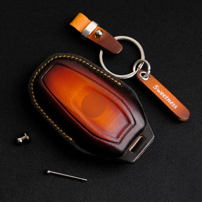 Premium Leather Key Fob for Peugeot - Carsilks 