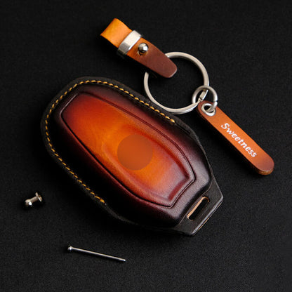 Premium Leather Key Fob for Peugeot - Carsilks 
