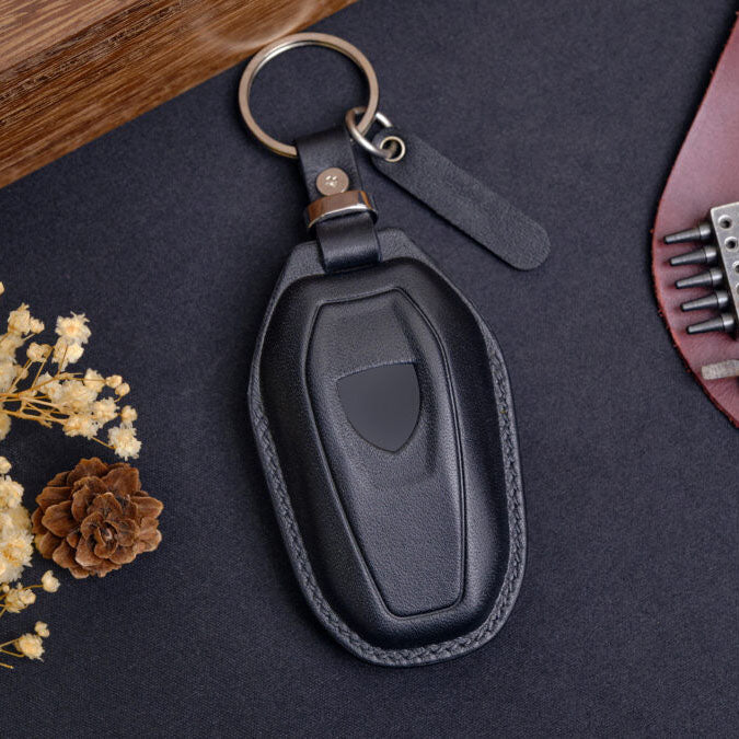 Premium Leather Key Fob for Peugeot - Carsilks 