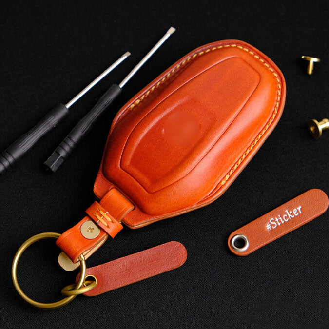 Premium Leather Key Fob for Peugeot - Carsilks 
