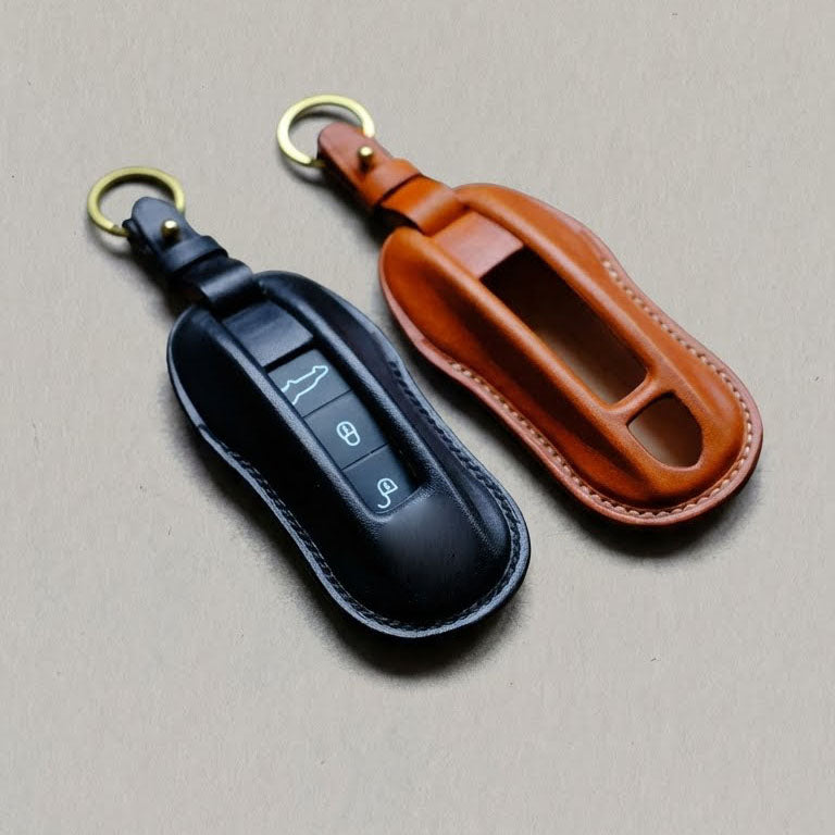 Premium Leather Key Fob for Porsche - Carsilks 