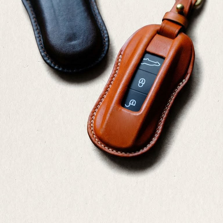 Premium Leather Key Fob for Porsche - Carsilks 