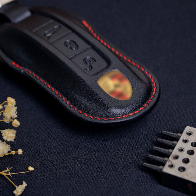 Premium Leather Key Fob for Porsche - Carsilks 