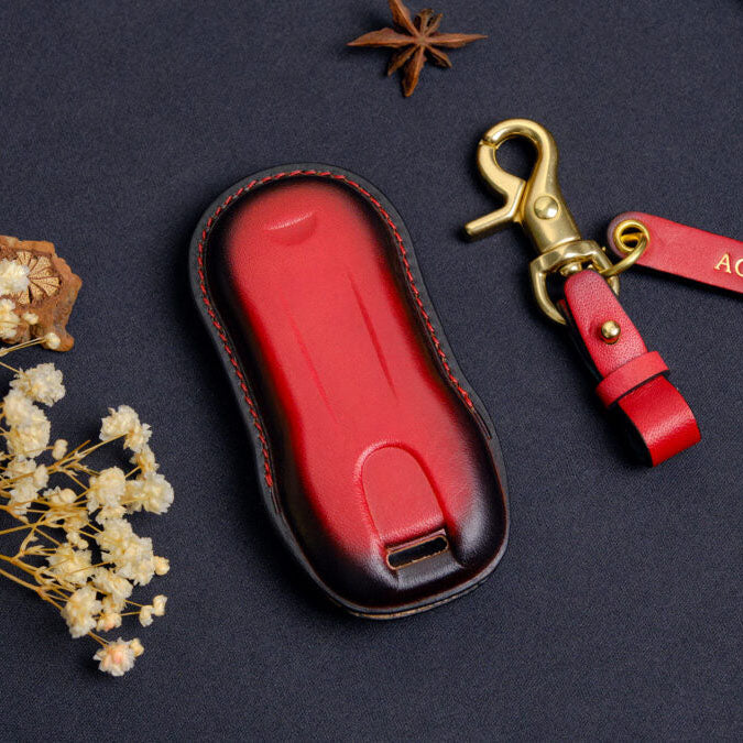 Premium Leather Key Fob for Porsche - Carsilks 