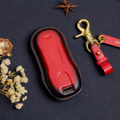 Premium Leather Key Fob for Porsche - Carsilks 
