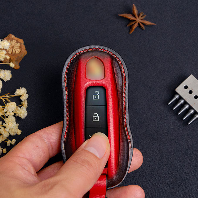 Premium Leather Key Fob for Porsche - Carsilks 
