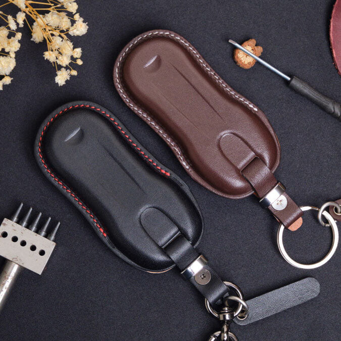 Premium Leather Key Fob for Porsche - Carsilks 