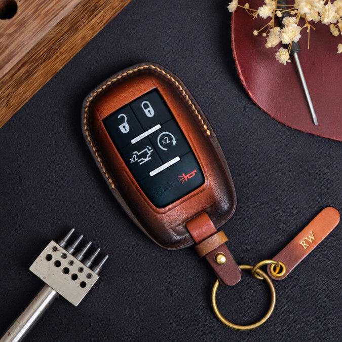 Premium Leather Key Fob for Ram - Carsilks 