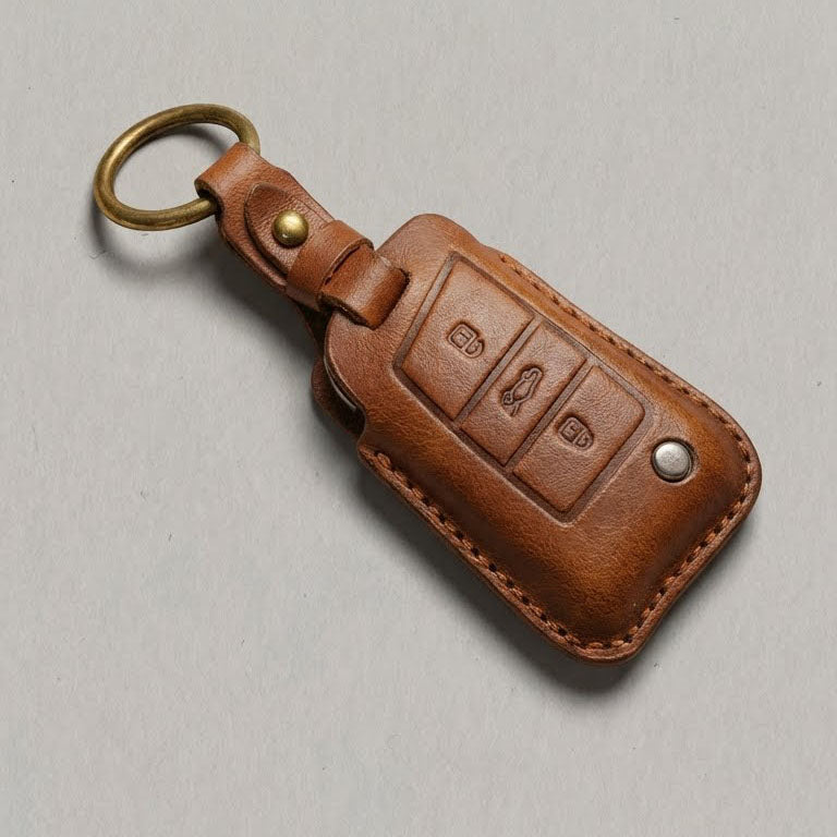Premium Leather Key Fob for Skoda - Carsilks 