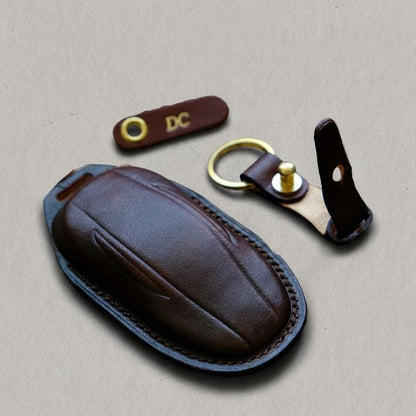 Premium Leather Key Fob for Tesla - Carsilks 