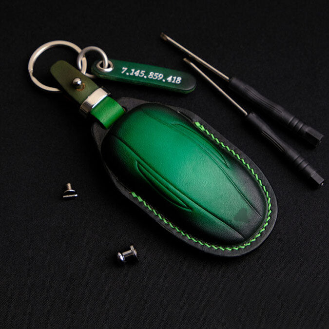 Premium Leather Key Fob for Tesla - Carsilks 