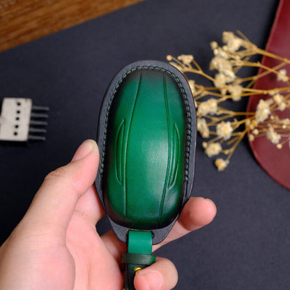 Premium Leather Key Fob for Tesla - Carsilks 