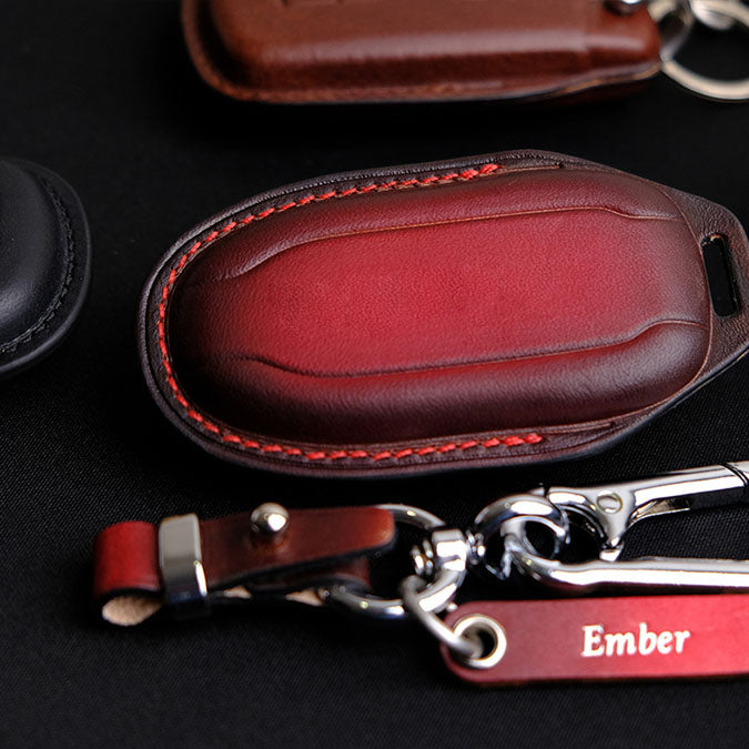 Premium Leather Key Fob for Tesla - Carsilks 