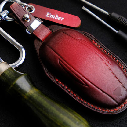 Premium Leather Key Fob for Tesla - Carsilks 