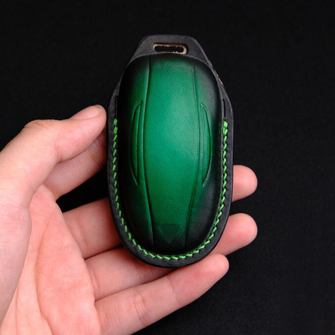 Premium Leather Key Fob for Tesla - Carsilks 
