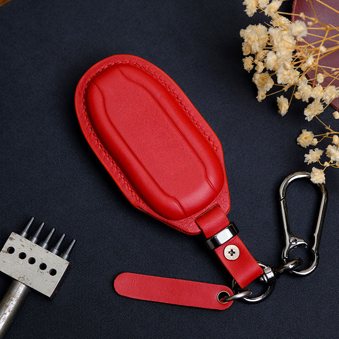 Premium Leather Key Fob for Tesla - Carsilks 