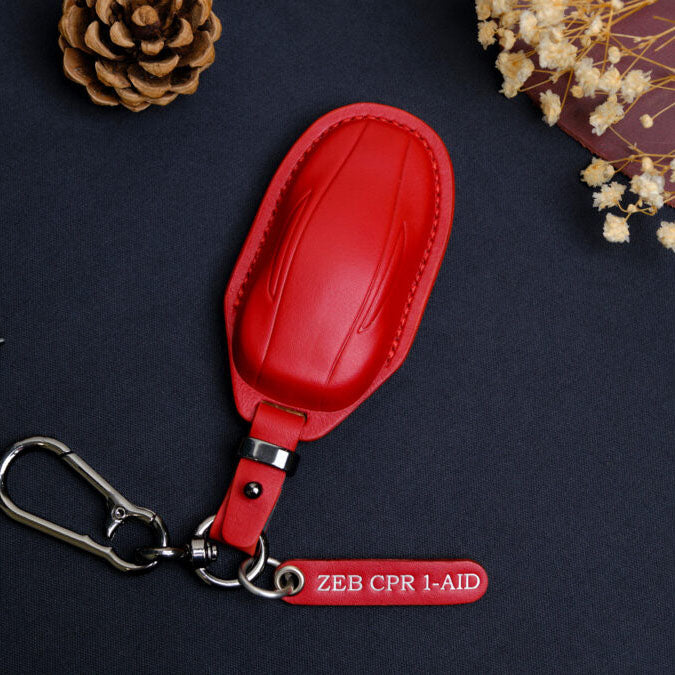 Premium Leather Key Fob for Tesla - Carsilks 