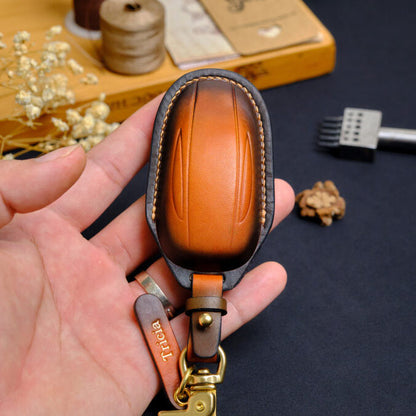 Premium Leather Key Fob for Tesla - Carsilks 
