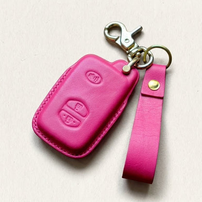 Premium Leather Key Fob for Toyota