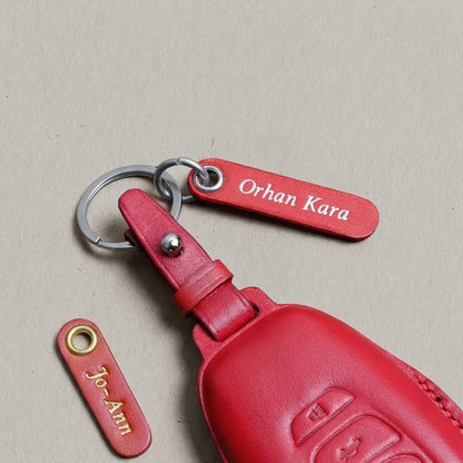 Premium Leather Key Fob for Toyota