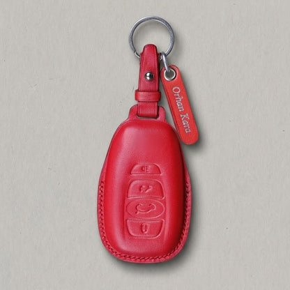 Premium Leather Key Fob for Toyota