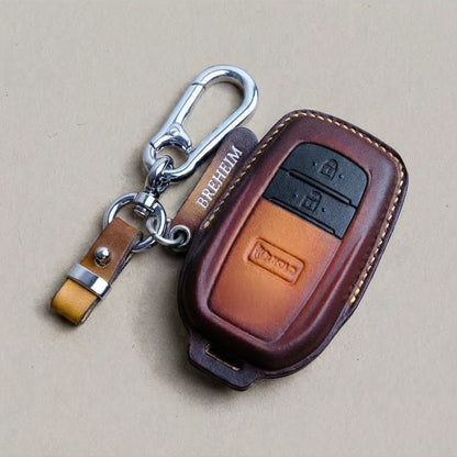 Premium Leather Key Fob for Toyota