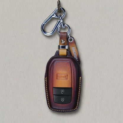Premium Leather Key Fob for Toyota