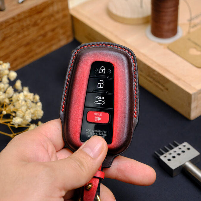 Premium Leather Key Fob for Toyota - Carsilks 