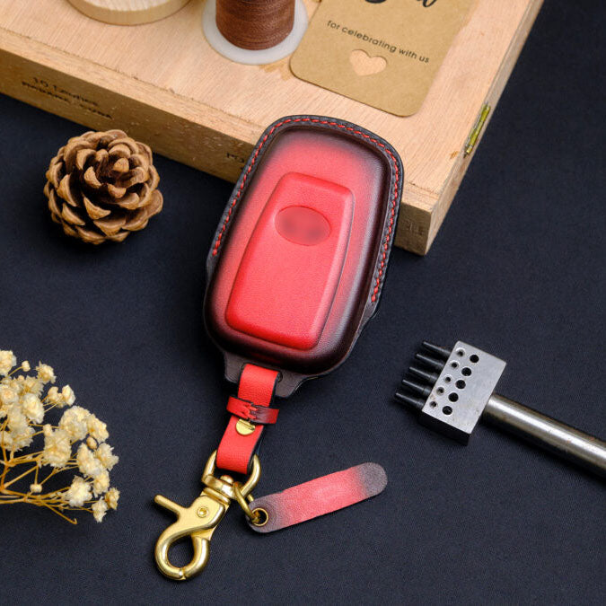 Premium Leather Key Fob for Toyota