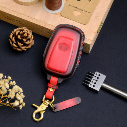 Premium Leather Key Fob for Toyota