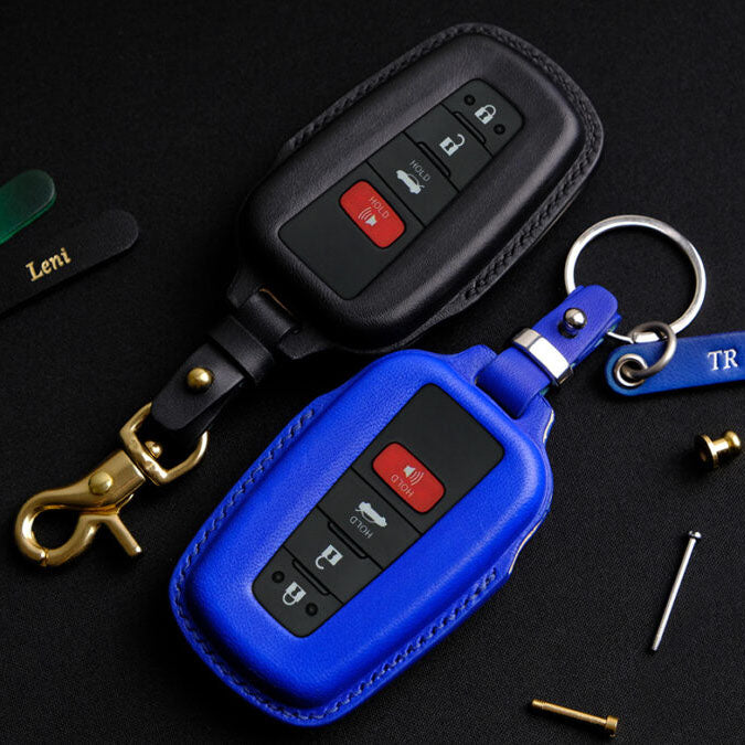 Premium Leather Key Fob for Toyota